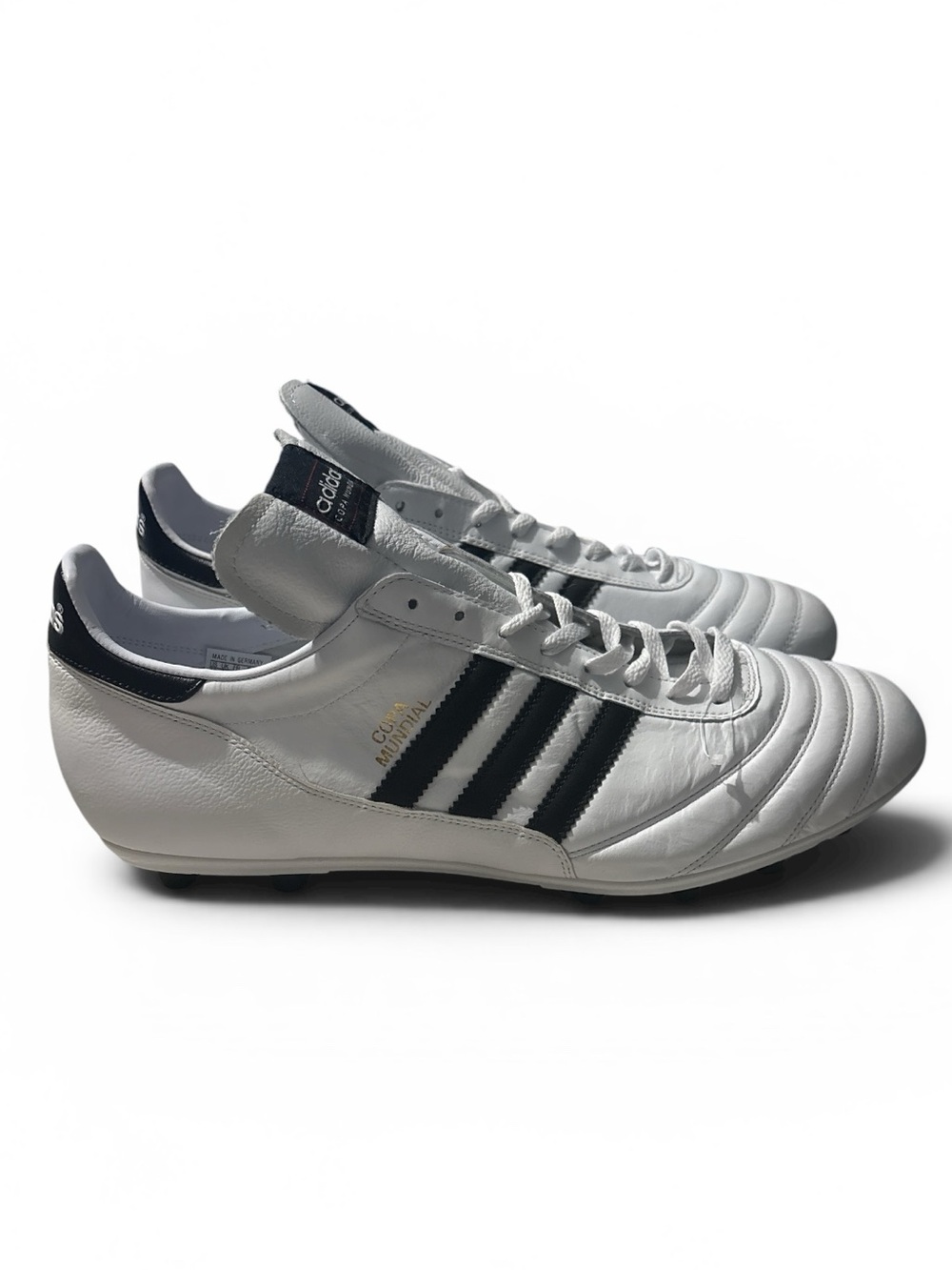 adidas White/Black Copa Mundial FG Soccer Cleats